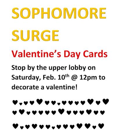 Sophomore Surge Valentines