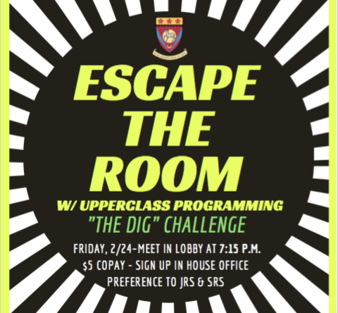 escape the room poster
